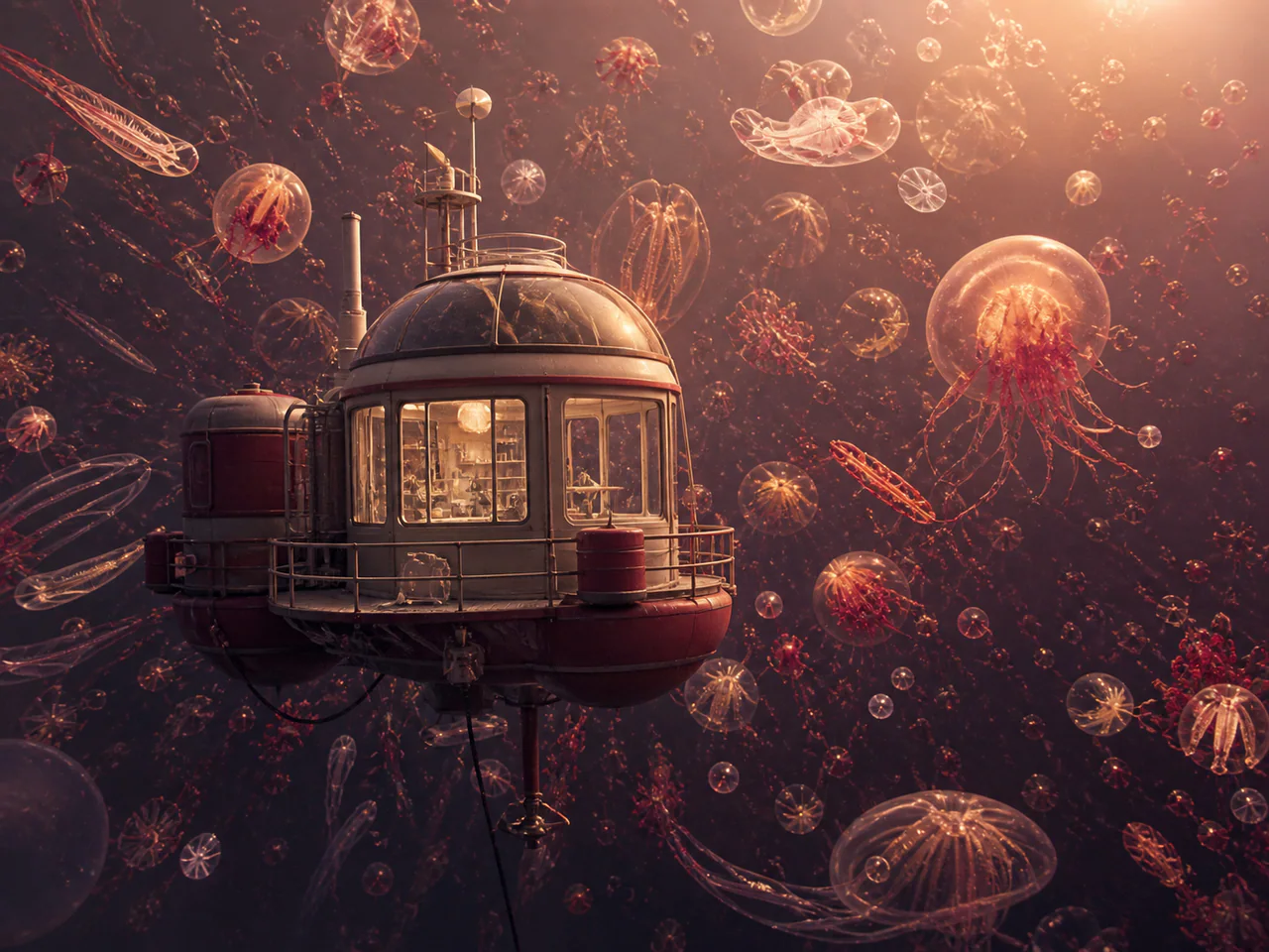 Original AI-generated editorial artwork for Nucleus Image